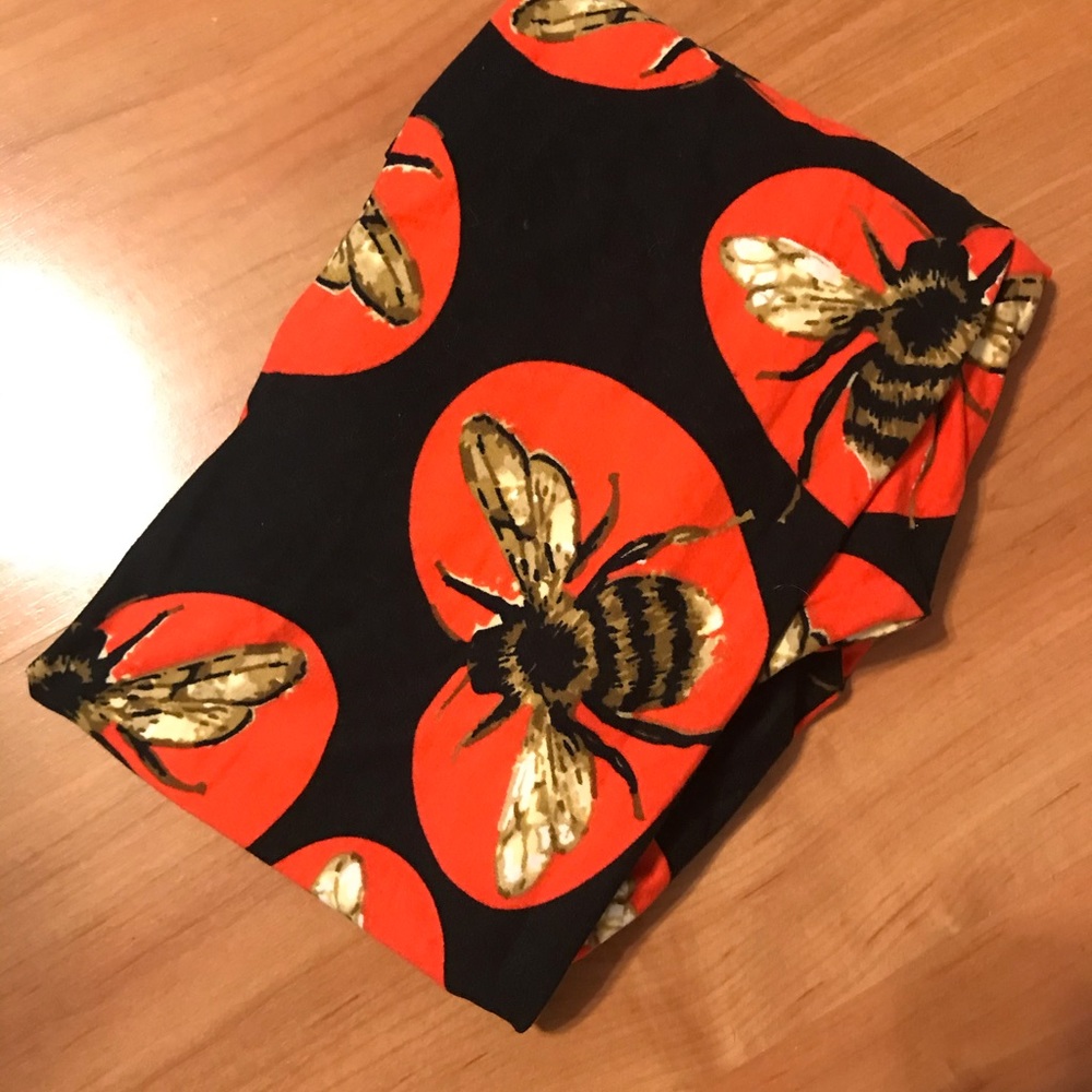 OS Bee Heart leggings Lularoe nwot